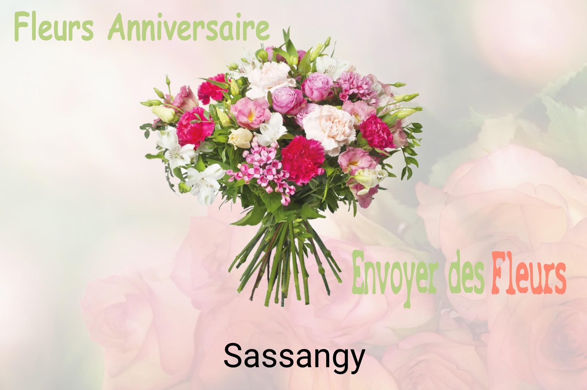 Bouquet de fleurs d’anniversaire livré à Sassangy