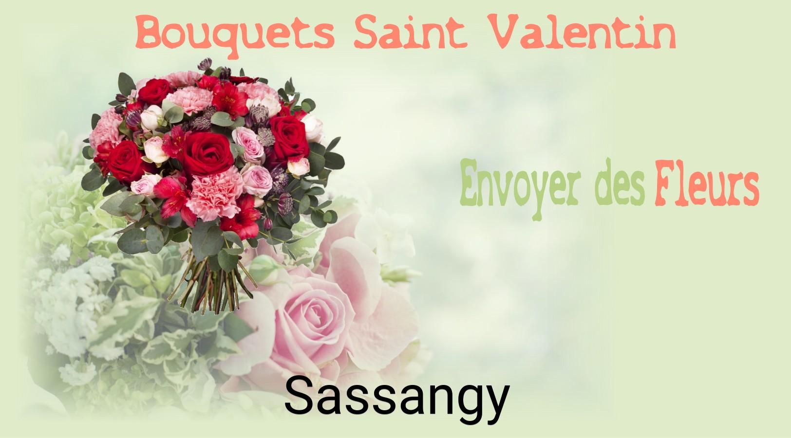 Roses de Saint-Valentin livrées à Sassangy